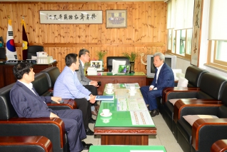 서부경찰서장 의회 방문 대표이미지