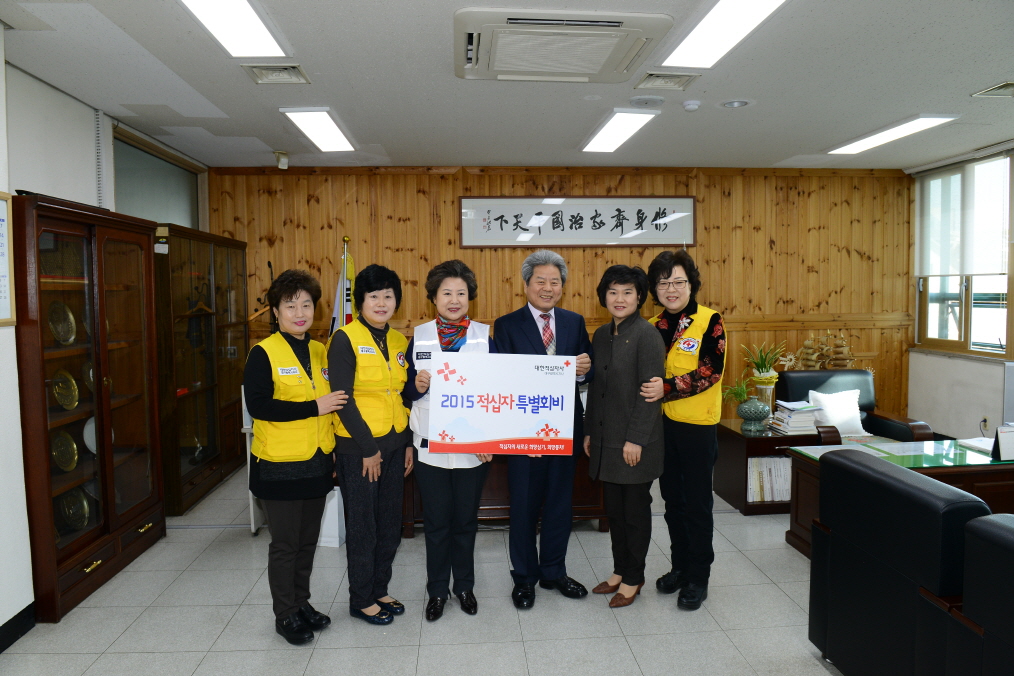 2015, 적십자 특별회비 전달 대표이미지