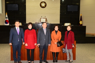 바르게살기 협의회 회장단 의회 방문 대표이미지